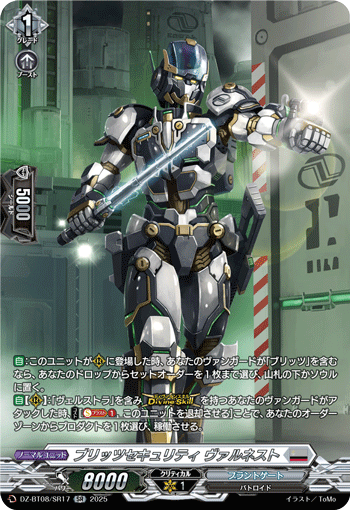 DZ-BT08/SR17 ブリッツセキュリティ ヴァルネスト